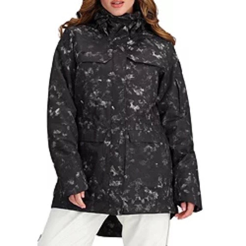 Women's Black Camouflage Jacket